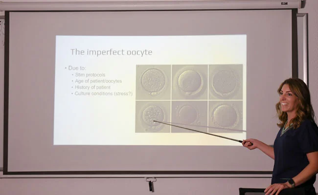 Embryologist at Work